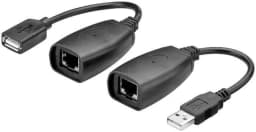 Adaptor prelungitor USB la CAT5 EXTENDER max. 40m USB2-EXT-ETH-40M 1