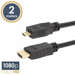 Cablu micro HDMI 2m conectoare placate cu aur delight 1