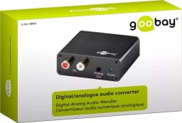 Adaptor AUDIO DIGITAL la ANALOG TOSLINK la 2x RCA +JACK 3.5 mm Goobay 5