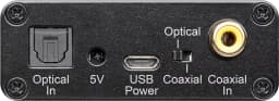 Adaptor AUDIO DIGITAL la ANALOG TOSLINK la 2x RCA +JACK 3.5 mm Goobay 2