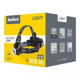 Lanterna frunte cu acumulator 10W REBEL 5