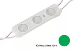 Modul 3 LED-uri 12V 1.5W 150lm SMD2835 verde P67 V-TAC 2