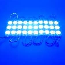 Modul 3 LED-uri 12V 1.5W SMD2835 150lm albastru IP67 V-TAC 1