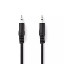 Cablu Audio Stereo Jack 3.5 mm tata - 3.5 mm tata 0.5m Nedis 1