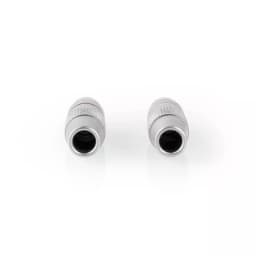 Set Conectori RCA tata aurit metal gri 2buc Nedis 2