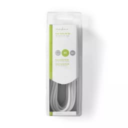Cablu antena coaxial tata - coaxial tata 5m alb NEDIS 3
