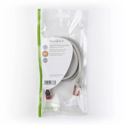 Cablu SFTP CAT6 1m RJ45 tata - RJ45 tata gri Nedis 3