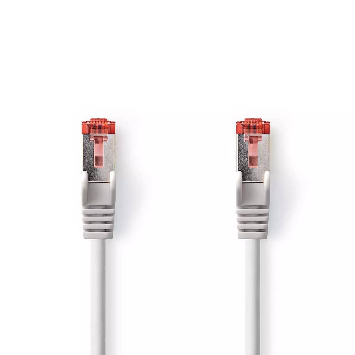 Cablu SFTP CAT6 1m RJ45 tata - RJ45 tata gri Nedis