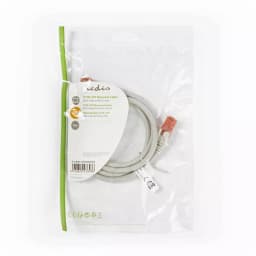 Cablu UTP CAT6 RJ45 tata - RJ45 tata 1m gri Nedis 3