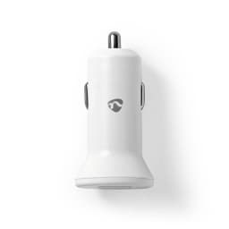 Incarcator auto bricheta cu 2 iesiri USB A 4.8A alb Nedis 2