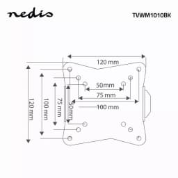 Suport TV de perete 13-27 inch 30kg Nedis 4
