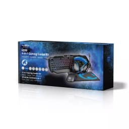 Kit Gaming cu fir 4 in 1 tastatura Casti Mouse MousePad Nedis 9