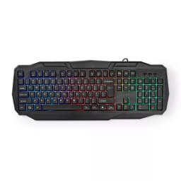 Kit Gaming cu fir 4 in 1 tastatura Casti Mouse MousePad Nedis 5