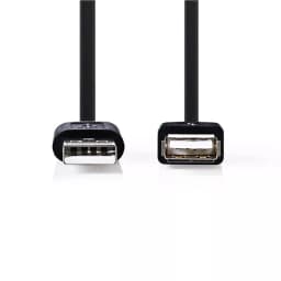 Cablu Nedis USB 2.0 A tata - USB A mama 2m 2