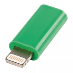 Adaptor USB Lightning tata - micro USB mama verde Valueline 3