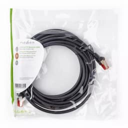 Cablu de retea Cat6 SFTP RJ45 tata - RJ45 tata 5m negru Nedis 3