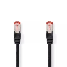 Cablu de retea Cat6 SFTP RJ45 tata - RJ45 tata 5m negru Nedis 1