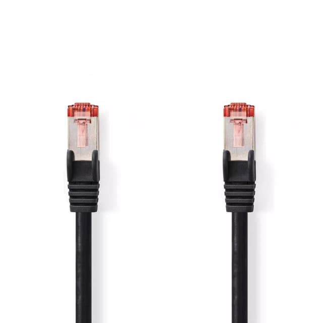 Cablu de retea Cat6 SFTP RJ45 tata - RJ45 tata 5m negru Nedis