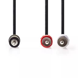 Cablu Audio Stereo Jack 3.5 mm tata - 2x RCA tata 1m Nedis 2