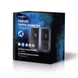 Boxe gaming 2.0 alimentare USB Jack 3.5 mm 18W Nedis 4