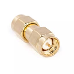 Adaptor SMA tata din ambele parti drept aurit 1