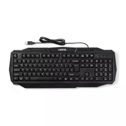 Tastatura Gaming cu fir USB 2.0 US International negru Nedis 2