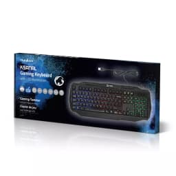 Tastatura Gaming cu fir USB 2.0 US International negru Nedis 4