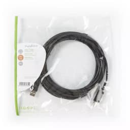Cablu USB 2.0 - A tata - B tata imprimanta 5m Nedis 3