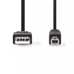 Cablu USB 2.0 - A tata - B tata imprimanta 5m Nedis 2