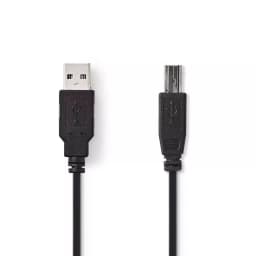 Cablu USB 2.0 - A tata - B tata imprimanta 5m Nedis 1