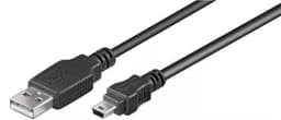 Cablu USB2.0 A mufa tata - USB B mini USB mufa tata 5m Canon Goobay 1
