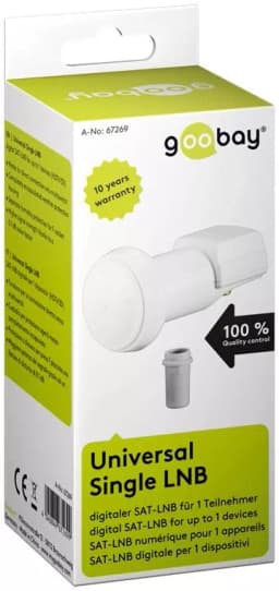 LNB universal 1 iesire 0.1dB Goobay 3