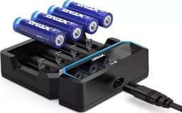Incarcator universal acumulatori x4 LCD 230V XTAR X40BBJ13683 2