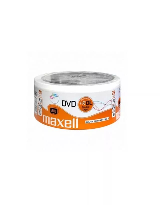DVD+RDL 8.5GB MAXELL PRINTABIL BULK DOUBLE LAYER