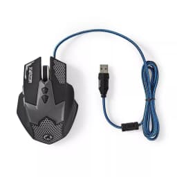 Mouse Gaming cu fir iluminat 2400DPI 7 butoane Nedis 4
