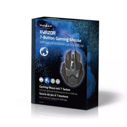 Mouse Gaming cu fir iluminat 2400DPI 7 butoane Nedis 8