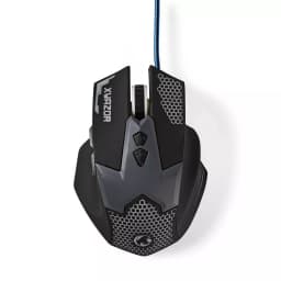 Mouse Gaming cu fir iluminat 2400DPI 7 butoane Nedis 2