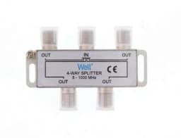 Spliter CATV 4 cai 1000Mhz Well 1