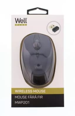 Mouse wireless Well MWP201 negru 3