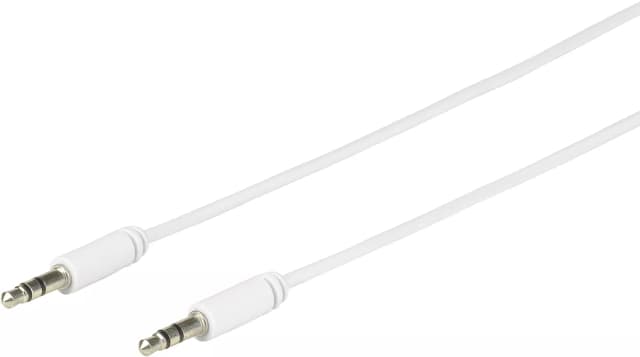 Cablu mini JACK 3.5 mm tata tata 2m alb eSTUFF