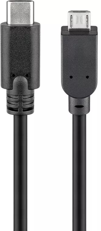 Cablu USB Type C 3.1 tata - USB2.0 micro B tata 1m Goobay