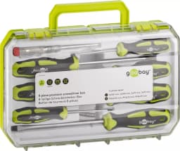 Set surubelnite Goobay 8 piese in carcasa plastic 3