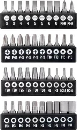 Set surubelnite Goobay 58 piese in carcasa plastic 4