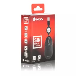 Mouse USB 1000dpi negru NGS SINBK 4