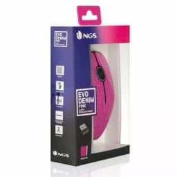 Mouse wireless Evo Denim roz 1200dpi NGS 3