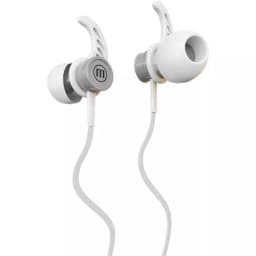 Casti cu fir in-ear 3.5 mm alb-gri Magneto Maxell 1
