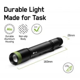 Lanterna LED GP C33 negru 150lm 2x AA 2