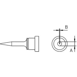 Varf pentru letcon de lipit 0.2mm Weller 2