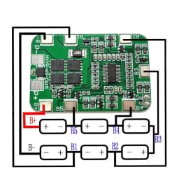 Modul protectie incarcare 6x 18650 20A BMS 6S 2