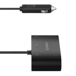 Incarcator auto Orico MP-2U3S 3 port-uri negru 3